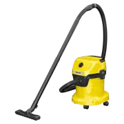 Пылесос Karcher WD 3 V-15/6/20 + Фильтр-мешки KFI 357, Жёлтый