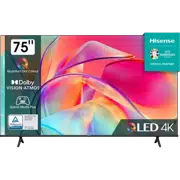 75" QLED SMART TV Hisense 75E7KQ, 3840x2160 4K UHD, VIDAA U6.0, Negru