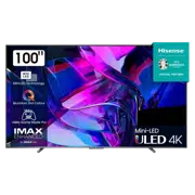 100" LED SMART TV Hisense 100U7KQ, 3840x2160 4K UHD, VIDAA U7.0, Gri