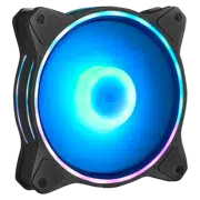 Вентилятор для ПК Chieftec ZF-1225RGB, 120 мм, Черный