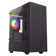 Carcasă PC GameMax Edge Micro-ATX, Negru