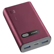Портативный аккумулятор Cellularline Fast PD 20W, Red