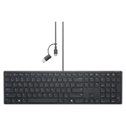 Клавиатура Dell KB525C, Проводное, Чёрный