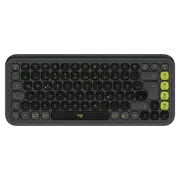 Tastatură Logitech POP ICON, Fără fir, Grafit | Verde
