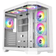 Carcasă PC Gamemax HYPE-A Mid Tower, Alb