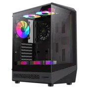 Carcasă PC Gamemax VISTA COC AB Midi-Tower, Negru