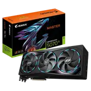 Placă video Gigabyte AORUS GeForce RTX 5070 Ti MASTER, Negru
