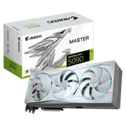 Placă video Gigabyte AORUS GeForce RTX 5090 MASTER ICE, White