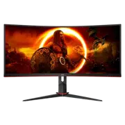 Monitor Gaming 34" AOC CU34G2XP/BK, Black