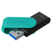 Флеш-накопитель Kingston DataTraveler Exodia S, 128Гб, Черный/Зеленый