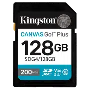 Карта памяти Kingston Canvas Go! Plus, 128Гб