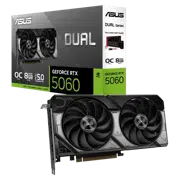 Placă video ASUS Dual GeForce RTX 5060 OC, Gri