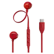 Căști JBL Tune 305C, Cu fir, Roșu