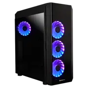 Carcasă PC Chieftec GL-03B-UC-OP Mid-Tower, Negru