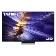 Televizor 77" Samsung QE77S90FAEXUA, 3840x2160 4K UHD, Tizen, Negru