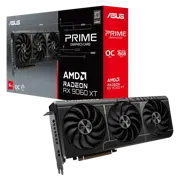 Placă video ASUS Prime Radeon RX 9060 XT OC, Negru