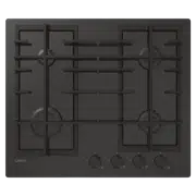 Plită incorporabilă cu gaz Candy CVFG6PB, Negru