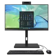 Моноблок Acer Veriton VZ4724GT, Core i3, 8ГБ/512ГБ, 60 Гц, Черный