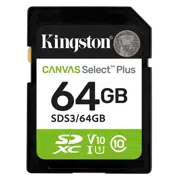 Карта памяти Kingston Canvas Select Plus, 64Гб