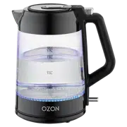 Электрочайник OZON EKC-1705A-GS, Чёрный