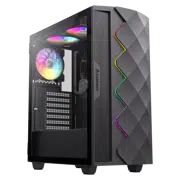 Carcasă PC Gamemax DIAMOND CP BK Mid-Tower, Negru