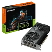 Placă video Gigabyte GeForce RTX 5060 WINDFORCE MAX OC, Negru