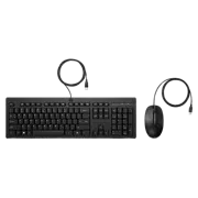 Клавиатура и мышь HP 225, Черный