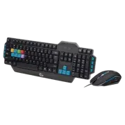 Клавиатура и Мышь игровая Gembird KBS-UMG-01-DE, Black