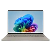 Laptop Asus Zenbook A14 OLED UX3407QA, Snapdragon X, 16GB/512GB, 60 Hz, Zabriskie Beige