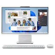Computer All-in-One Lenovo IdeaCentre 3 27ARR9, Ryzen 5 7535HS, 16/512GB, Cloud Grey