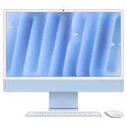 Computer All-in-One Apple iMac 24 2024, M4 8C/8G, 16/256GB, Blue