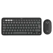 Клавиатура и мышь Logitech Pebble 2 Combo, Графитовый