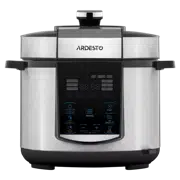 Мультиварка-скороварка Ardesto MPC-P225, Серебристый/Черный