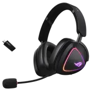 Наушники Asus ROG Delta II, Проводные / Беспроводные, Черный