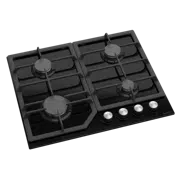 Plită incorporabilă cu gaz Zanetti Eco 1150, Negru