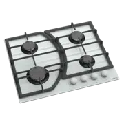 Plită incorporabilă cu gaz Zanetti Eco 1160, Alb