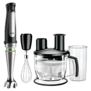 Blender de mână Braun MQ7075X, Negru/Argintiu