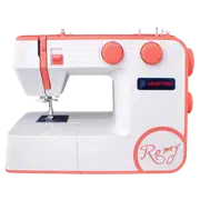 Mașină de cusut Veritas Romy, Alb/Rosu