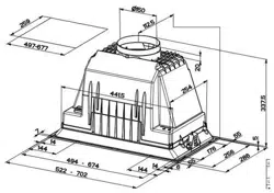 Вытяжка Faber INKA PLUS HCS BK A52 (305.0628.322), Black
