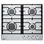 Plită încorporabilă cu gaz Hansa BHGI630301, Silver