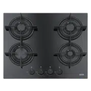 Plită incorporabilă cu gaz Franke FHCR 604 4G HE BK C, Negru