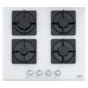 Plită incorporabilă cu gaz Franke FHNS 604 4G WH C, Alb