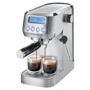 Кофемашина CASO Espresso Gourmet Crema, Silver