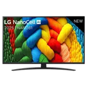 Телевизор LG 43NANO81A6A, Black 43"