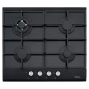 Plită incorporabilă cu gaz Franke FHNG 604 4G TC BK C, Negru