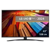Телевизор LG 43UT81003LA, Black 43"