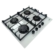 Plită incorporabilă cu gaz Vesta BHF6060IСG/WH, Alb