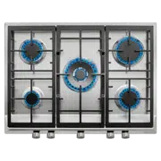 Plită încorporabilă cu gaz Teka EX 70.1 5G AI AL DR CI, Silver