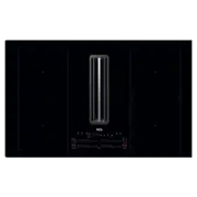 Индукционная панель с вятяжкой AEG CCE84751CB, Черный