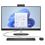 Computer All-in-One HP 24-cr1007ci PC, Ultra 5, 16GB/512GB, 60 Hz, Negru
